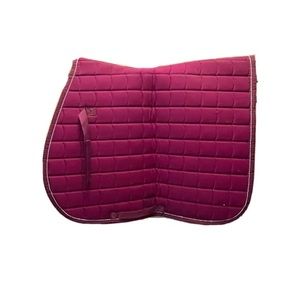 Horze brand Full size VIOLET PURPLE ALL PURPOSE SADDLE PAD w/ Fasteners Strap